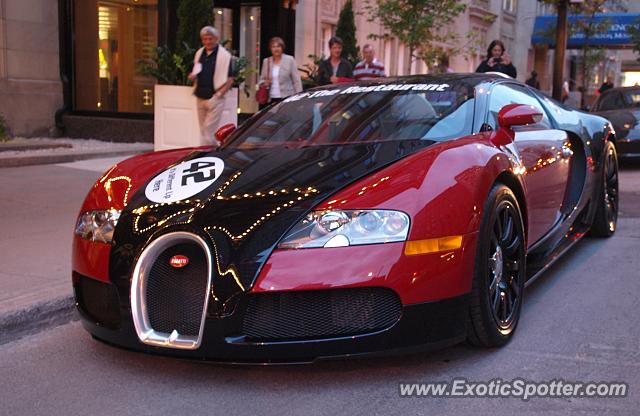 Bugatti Veyron spotted in Montreal, Canada