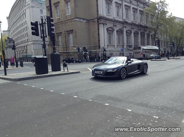 Audi R8 spotted in London, United Kingdom