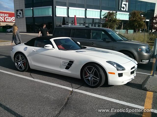 Mercedes SLS AMG spotted in Laval, Canada