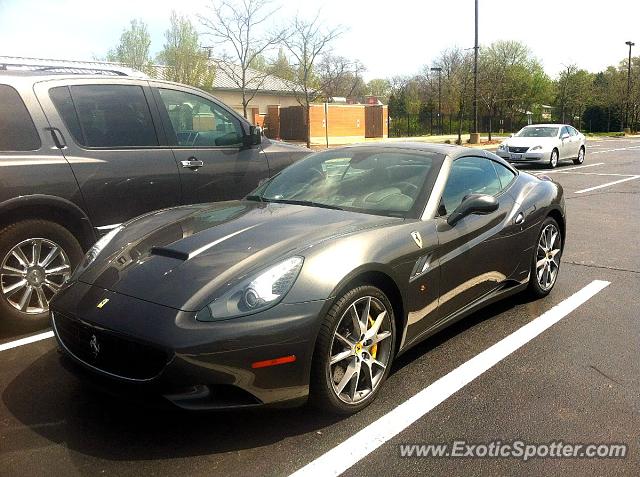 Ferrari California spotted in Wilmette, Illinois