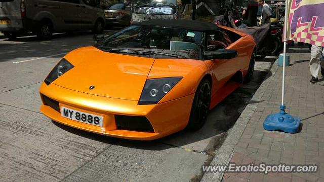 Lamborghini Murcielago spotted in Hong Kong, China