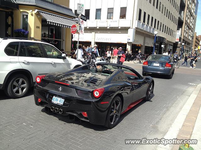 Ferrari 458 Italia spotted in Toronto, Canada