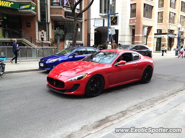 Maserati GranTurismo spotted in Toronto, Canada