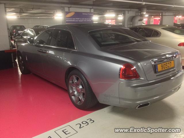 Rolls Royce Ghost spotted in Orly, France