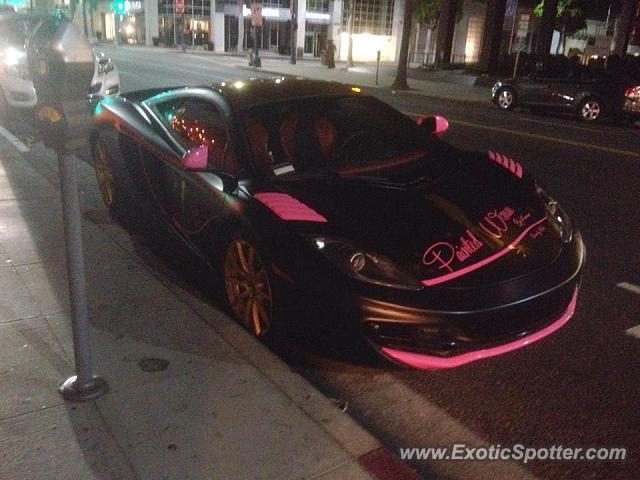 Mclaren MP4-12C spotted in Beverly Hills, California