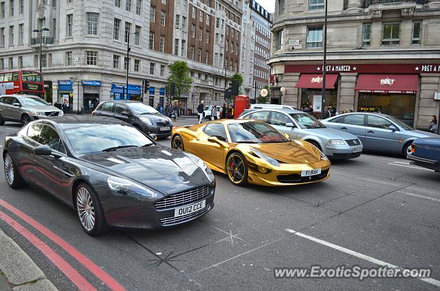 Ferrari 458 Italia spotted in London, United Kingdom