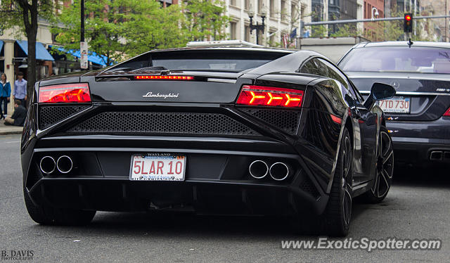 Lamborghini Gallardo spotted in Boston, Massachusetts