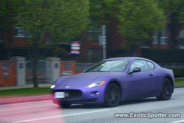 Maserati GranTurismo spotted in Vancouver, Canada