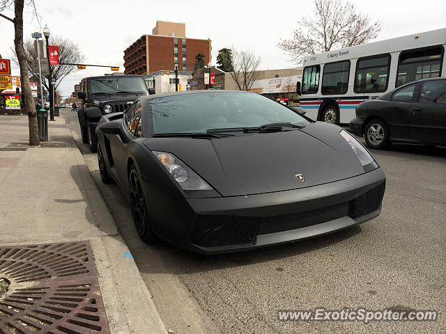 Lamborghini Gallardo spotted in Calgary, Canada