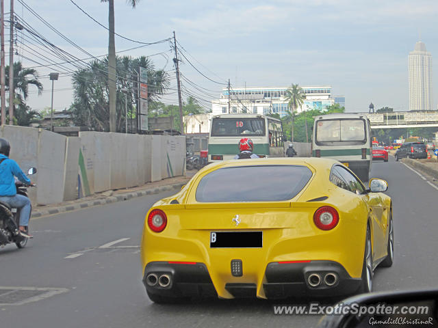 Ferrari F12 spotted in Jakarta, Indonesia