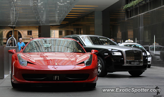 Ferrari 458 Italia spotted in Sydney, Australia