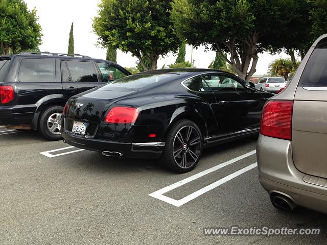 Bentley Continental spotted in San Clemente, California