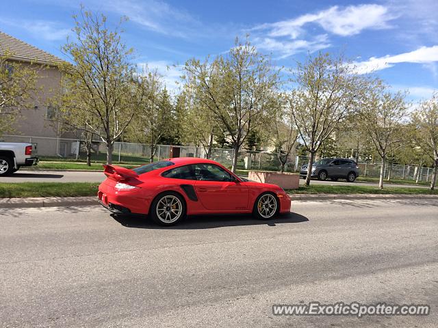 Porsche 911 GT2 spotted in Calgary, Canada