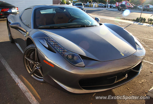 Ferrari 458 Italia spotted in La Jolla, California