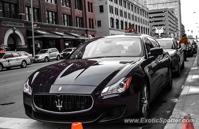 Maserati Quattroporte spotted in Indianapolis, Indiana