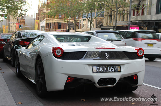 Ferrari 458 Italia spotted in Sydney, Australia