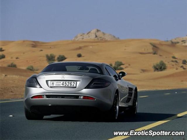 Mercedes SLR spotted in Dubai, United Arab Emirates