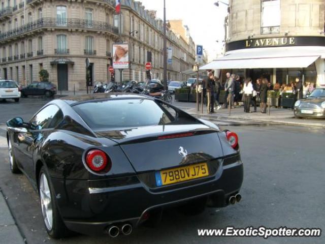 Ferrari 599GTB spotted in Paris, France