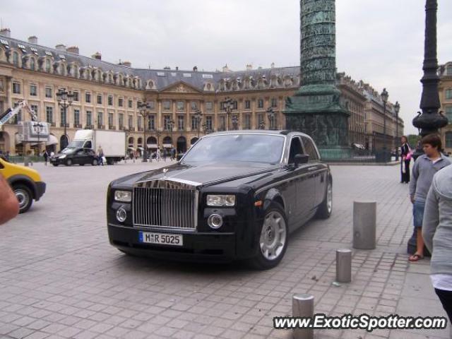 Rolls Royce Phantom spotted in Paris, France