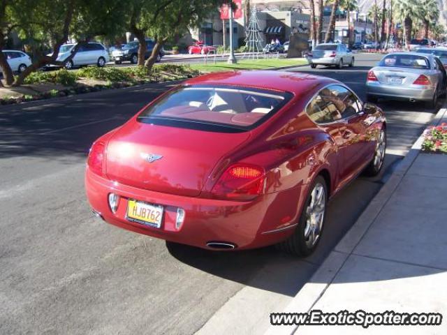 Bentley Continental spotted in Indian Wells, California