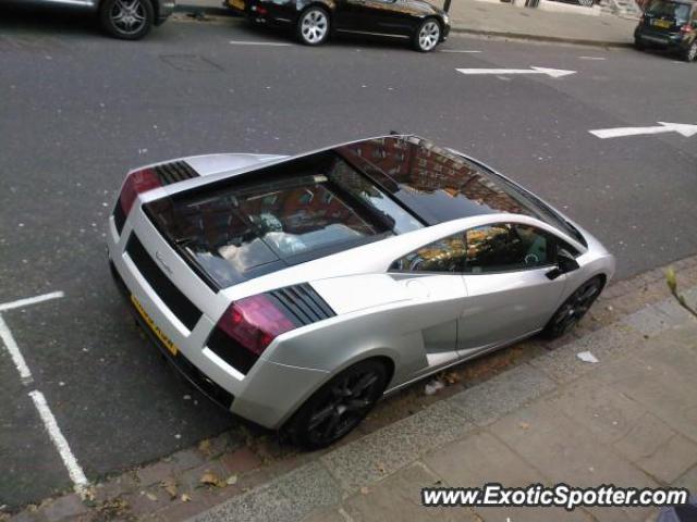 Lamborghini Gallardo spotted in London, United Kingdom