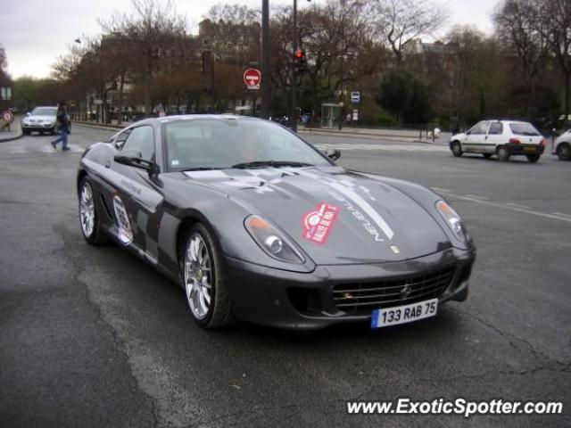 Ferrari 599GTB spotted in Paris, France