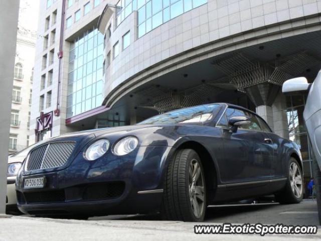 Bentley Continental spotted in Budapest, Hungary