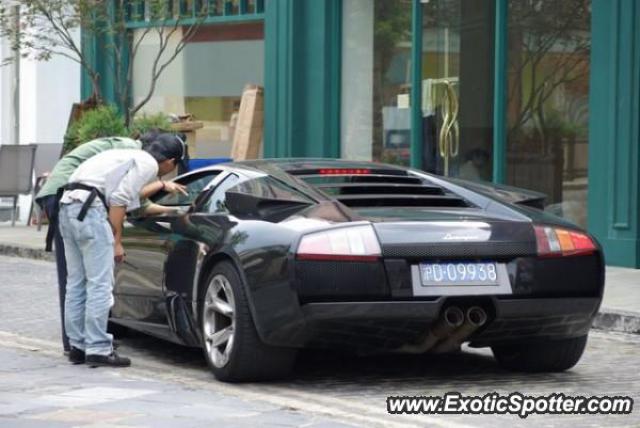 Lamborghini Murcielago spotted in Shanghai, China