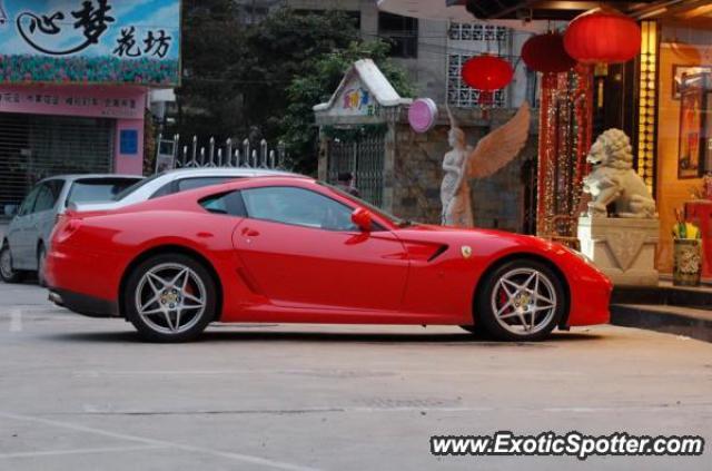 Ferrari 599GTB spotted in Fuzhou, China