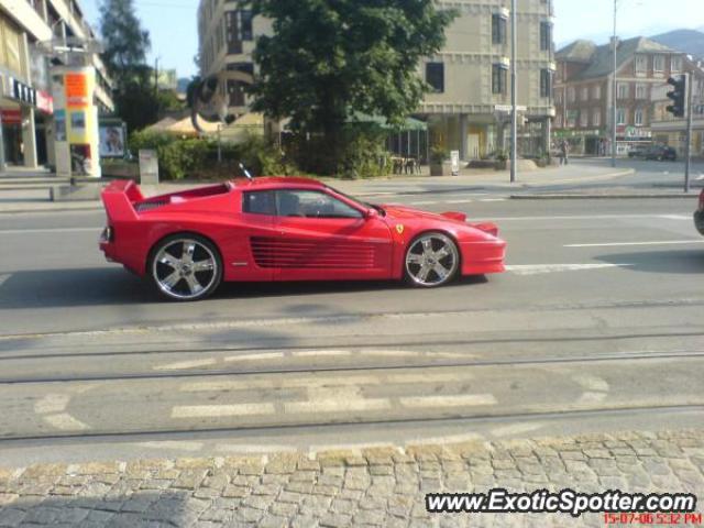 Ferrari Testarossa spotted in Innsbruck, Austria