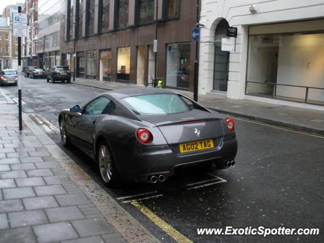 Ferrari 599GTB spotted in London, United Kingdom