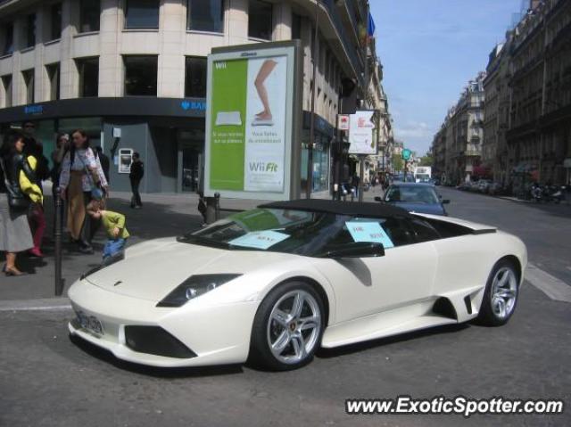 Lamborghini Murcielago spotted in Paris, France