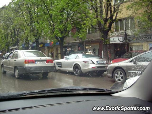 Mercedes SLR spotted in Sofia, Bulgaria