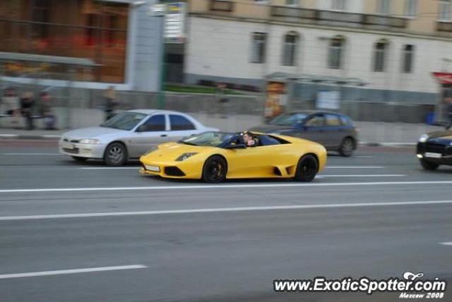 Lamborghini Murcielago spotted in Moscow, Russia