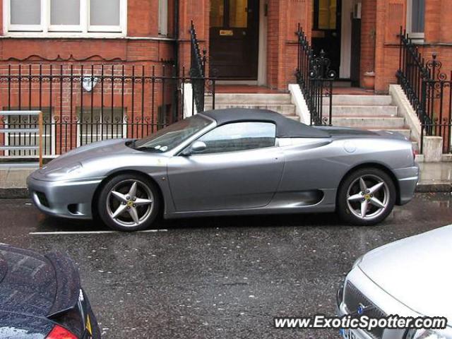 Ferrari 360 Modena spotted in London, United Kingdom