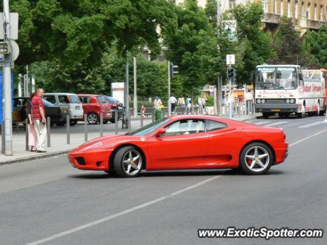 Ferrari 360 Modena spotted in Budapest, Hungary