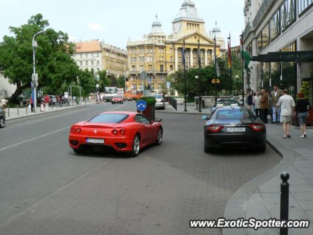 Ferrari 360 Modena spotted in Budapest, Hungary