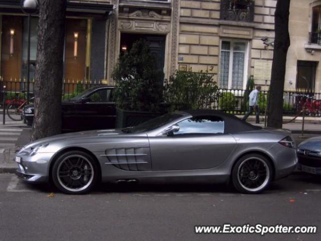 Mercedes SLR spotted in Paris, France