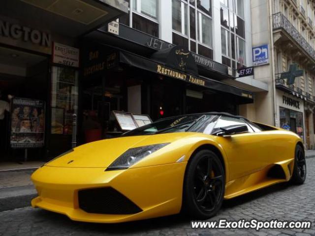 Lamborghini Murcielago spotted in Paris, France