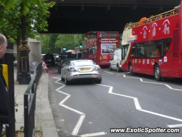 Mercedes SLR spotted in London, United Kingdom