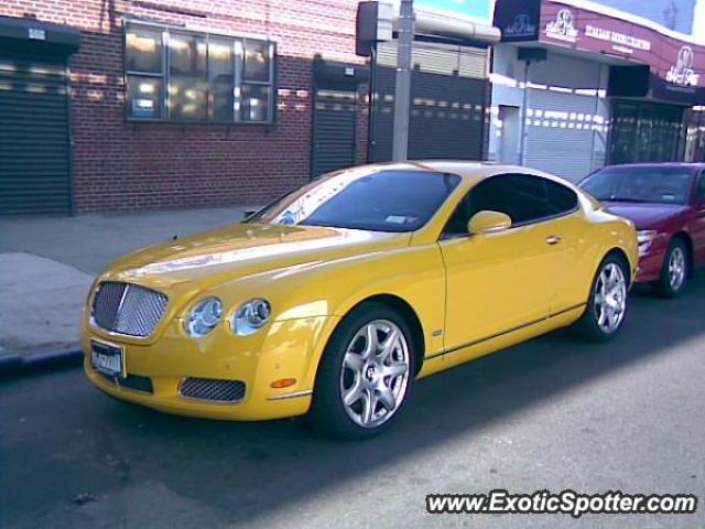 Bentley Continental spotted in Brooklyn, New York