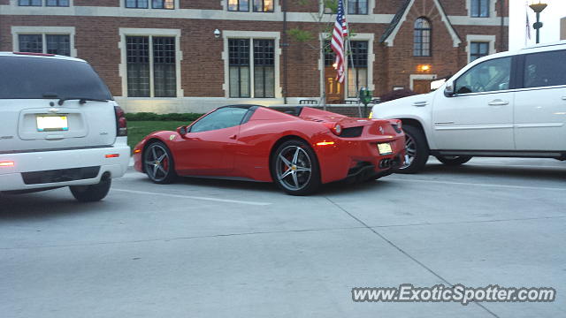 Ferrari 458 Italia spotted in Birmingham, Michigan