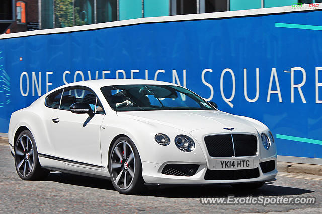 Bentley Continental spotted in Leeds, United Kingdom