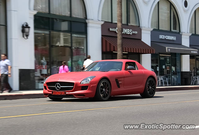 Mercedes SLS AMG spotted in Beverly Hills, California