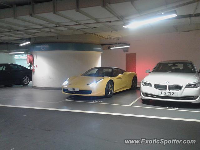 Ferrari 458 Italia spotted in Hong Kong, China