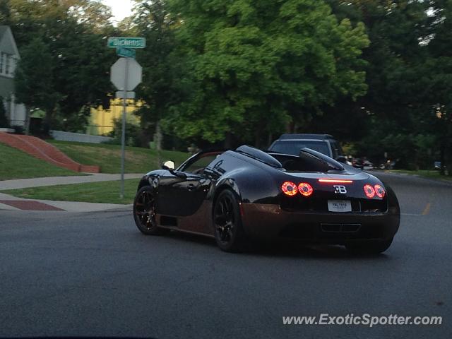 Bugatti Veyron spotted in Dallas, Texas