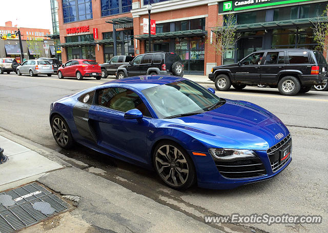 Audi R8 spotted in Calgary, Canada