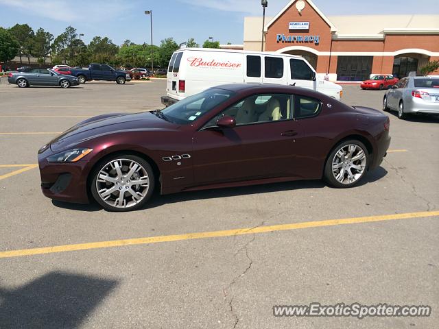 Maserati GranTurismo spotted in Oklahoma City, Oklahoma