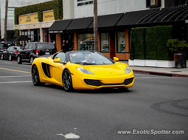 Mclaren MP4-12C spotted in Beverly Hills, California