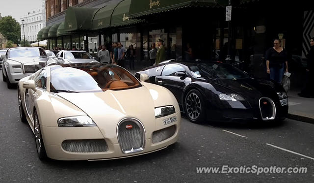 Bugatti Veyron spotted in London, United Kingdom